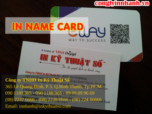 In nhanh name card tại Công ty TNHH In Kỹ Thuật Số - Digital Printing